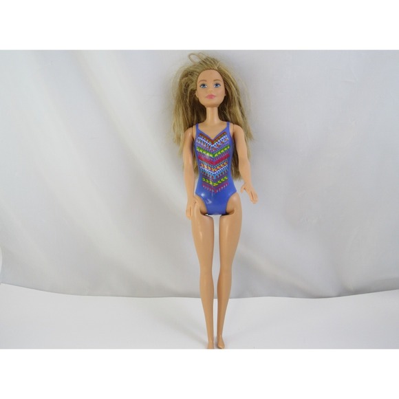 Mattel Other - Barbie Horse Blonde Mane & Tail Saddle Bridle Pink Reins Mattel Toy